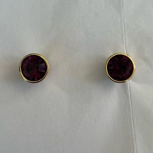 Kate Spade ♠️ Deep Purple Stud Earrings